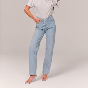 A&F The Dad High Rise Sz 25S